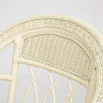 Комплект уличной мебели из ротанга Clara белый варинант исполнения - 4 | Loft Concept в Липецке