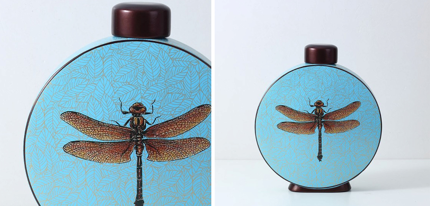 Ваза Blue Vase Dragonfly Ваза Blue Vase Dragonfly - Loft-Concept в Липецке