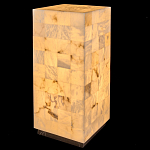 Торшер прямоугольный из натурального камня Calcite Geometry варинант исполнения - 12 | Loft Concept в Липецке