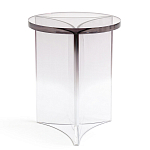 Стол журнальный круглый Acrylic Аether Smoke варинант исполнения - 3 | Loft Concept в Липецке