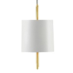 Люстра прямоугольная с белыми цилиндрическими абажурами White Ribbon варинант исполнения - 2 | Loft Concept в Липецке