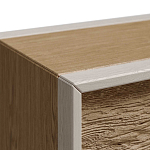 Комод 4 ящика с подсветкой на рельефном фасаде Warm Industrial варинант исполнения - 7 | Loft Concept в Липецке