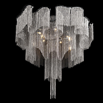 Люстра потолочная с металлическими цепочками Диаметр 99 см Atlantis Chain варинант исполнения - 3 | Loft Concept в Липецке