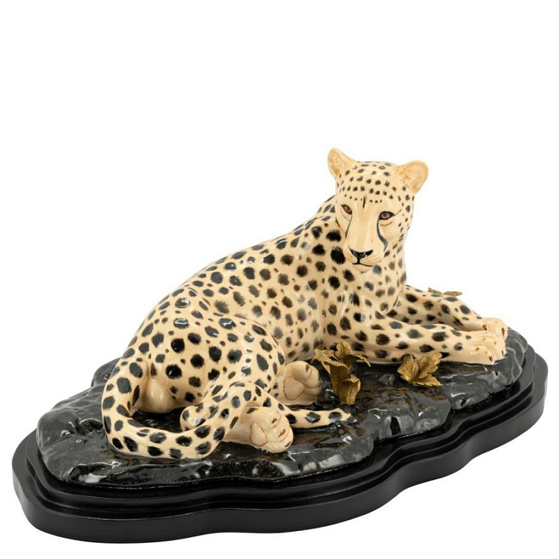 Статуэтка Laying Leo Atlanta Оранжевый Черный Мульти Статуэтка Laying Leo Atlanta Оранжевый Черный Мульти в Липецке | Loft Concept