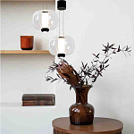 Подвесной светильник с прозрачным рифленым стеклянным плафоном Aurora Bloom варинант исполнения - 2 | Loft Concept в Липецке