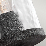 Бра с цилиндрическим плафоном из прозрачного рифленого стекла Feiss варинант исполнения - 4 | Loft Concept в Липецке