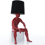Лампа MALE MANNEQUIN LAMP с абажуром варинант исполнения - 1 | Loft Concept в Липецке