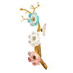 Бра с цветочным декором Miscellaneous herbs варинант исполнения - 2 | Loft Concept в Липецке