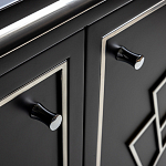 Черный комод в стиле арт-деко Luciano варинант исполнения - 4 | Loft Concept в Липецке