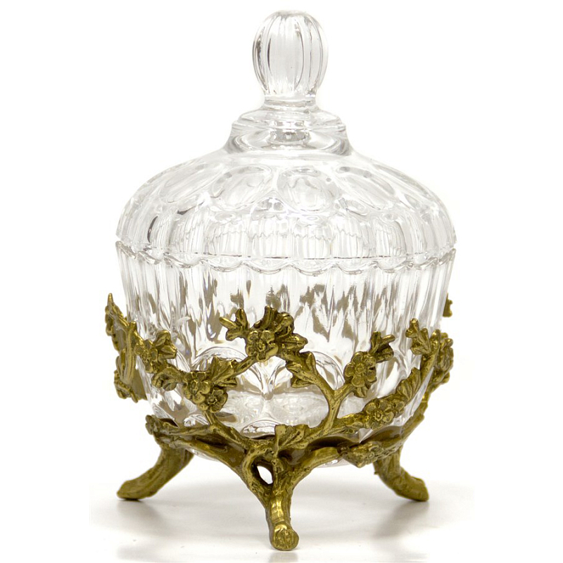 Шкатулка Transparent & Bronze Box Прозрачный (Transparent) Бронза Шкатулка Transparent & Bronze Box Прозрачный (Transparent) Бронза в Липецке | Loft Concept