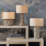 Настольная лампа с каркасом с состаренным эффектом Ancient Column варинант исполнения - 4 | Loft Concept в Липецке