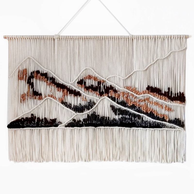 Гобелен ручная работа Wabi-Sabi II Черный Терракотовый ivory ( слоновая кость ) Гобелен ручная работа Wabi-Sabi II Черный Терракотовый ivory ( слоновая кость ) в Липецке | Loft Concept