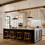 Подвесной светильник с широким куполообразным плафоном Kichler варинант исполнения - 7 | Loft Concept в Липецке