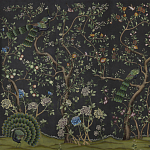 Обои ручная роспись St Laurent Casino metallic silk варинант исполнения - 1 | Loft Concept в Липецке