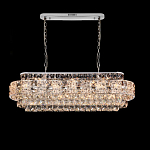 Люстра овальной формы хрустальная в неоклассическом стиле Majesty варинант исполнения - 4 | Loft Concept в Липецке
