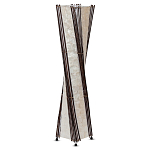 Торшер из перламутра на металлическом каркасе Indonesian Wave варинант исполнения - 1 | Loft Concept в Липецке
