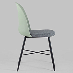 Стул из прочного пластика на металлическом основании Anora Green  варинант исполнения - 3 | Loft Concept в Липецке