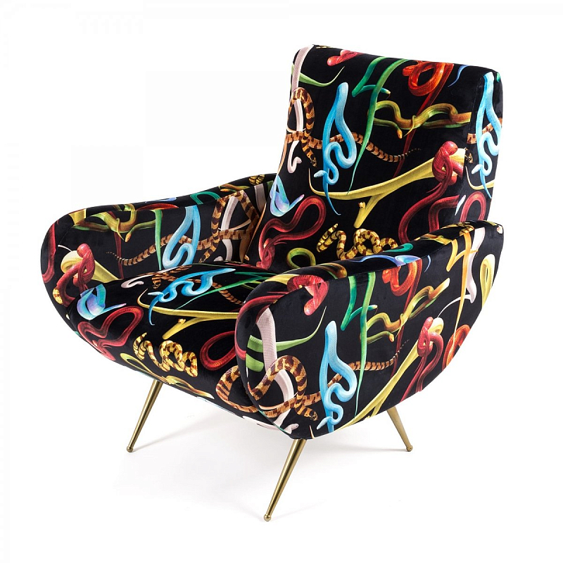 Кресло Seletti Armchair Snakes Design: Toiletpaper Мульти Кресло Seletti Armchair Snakes Design: Toiletpaper Мульти в Липецке | Loft Concept