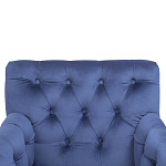 Кресло Addison Chic Armchair deep blue velour варинант исполнения - 4 | Loft Concept в Липецке