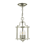 Подвесной светильник с прозрачным стеклянным цилиндрическим плафоном в классическом стиле на цепи Hinkley варинант исполнения - 21 | Loft Concept в Липецке