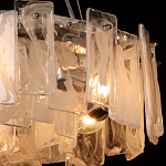 Люстра круглая с подвесными прямоугольными пластинами из стекла Glacier Panels варинант исполнения - 5 | Loft Concept в Липецке