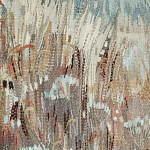 Современный Гобелен из шерсти в бежевых тонах Spring варинант исполнения - 1 | Loft Concept в Липецке