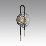 Бра с черным основанием и золотистым декором Bruno варинант исполнения - 3 | Loft Concept в Липецке