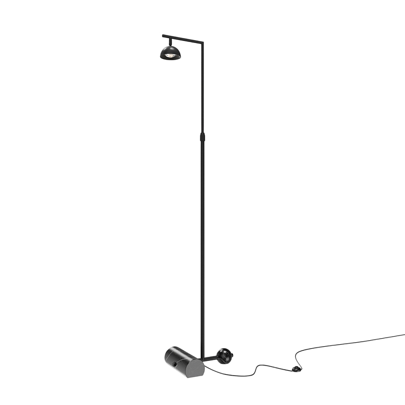 Напольный светильник Pikant 3000К 13Вт Черный Латунь в Липецке | Loft Concept 