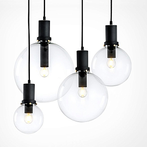 Подвесной светильник Glass Globe Black