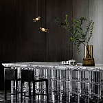 Подвесной светильник с прозрачной стеклянной птичкой Serip Voa варинант исполнения - 9 | Loft Concept в Липецке