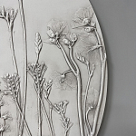 Панно Серые цветы варинант исполнения - 2 | Loft Concept в Липецке