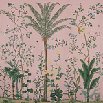 Обои ручная роспись Amazonia Florence Pink dyed silk варинант исполнения - 1 | Loft Concept в Липецке