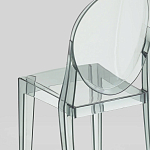 Прозрачный стул с серым оттенком LOUIS GHOST CHAIR варинант исполнения - 6 | Loft Concept в Липецке