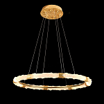 Люстра в форме кольца с золотым декором Warm Heavenly Light варинант исполнения - 9 | Loft Concept в Липецке