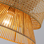 Подвесной светильник с абажуром из натуральных материалов Light Inside the Cell варинант исполнения - 6 | Loft Concept в Липецке