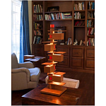 Торшер с каркасом из множества полок Links варинант исполнения - 4 | Loft Concept в Липецке