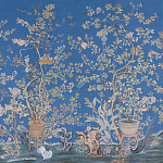 Обои ручная роспись Houghton Canton Blue варинант исполнения - 2 | Loft Concept в Липецке