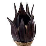 Настольная лампа черная INDONESIAN LAMPS 1 варинант исполнения - 2 | Loft Concept в Липецке