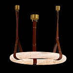 Люстра в форме обруча из натурального камня Minerals of Light варинант исполнения - 4 | Loft Concept в Липецке