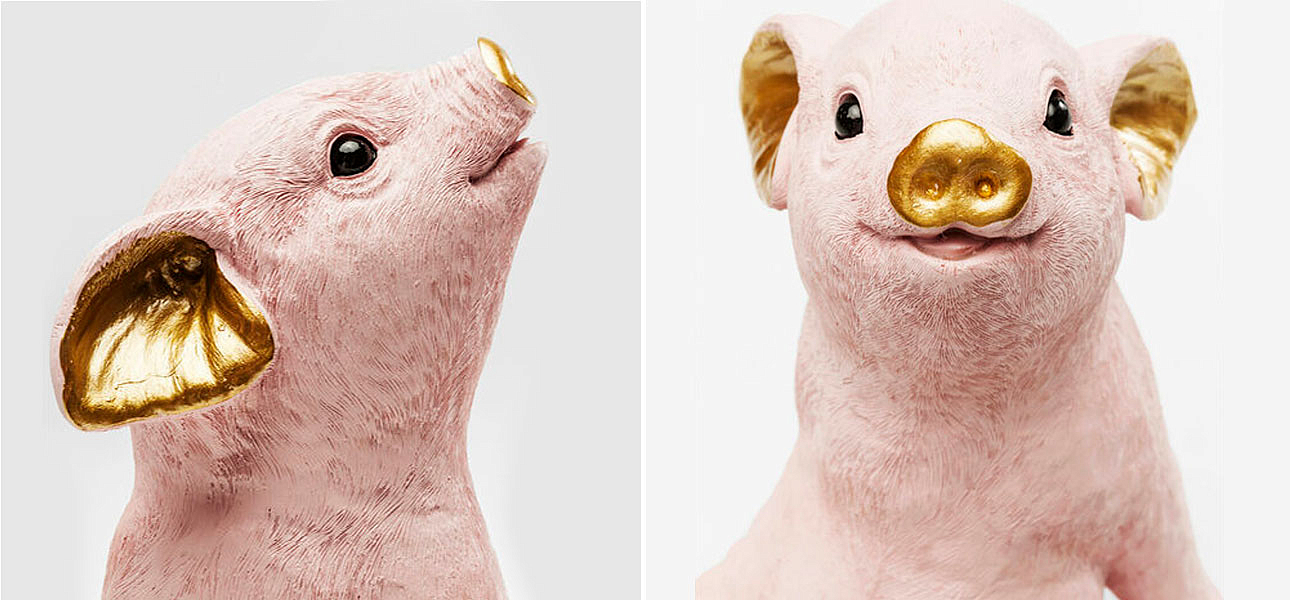 Статуэтка розовый поросенок Pink pig Статуэтка розовый поросенок Pink pig - Loft-Concept в Липецке