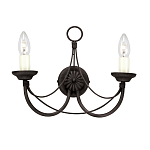 Бра черного цвета с лампой в форме свечи Elstead Lighting варинант исполнения - 4 | Loft Concept в Липецке