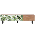 Длинная ТВ-тумба с принтом на ящиках Elise TV Stand варинант исполнения - 2 | Loft Concept в Липецке