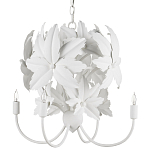 Люстра белая в виде цветков шиповника White Rosehip Flower варинант исполнения - 2 | Loft Concept в Липецке