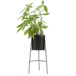 Кашпо из металла Elevated Planters черное варинант исполнения - 2 | Loft Concept в Липецке