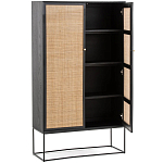 Шкаф с 2-мя дверцами из ротанга ручной работы Fuse Wicker Furniture варинант исполнения - 3 | Loft Concept в Липецке