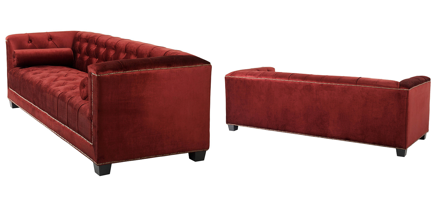 Диван Eichholtz Sofa Paolo red Диван Eichholtz Sofa Paolo red - Loft-Concept в Липецке