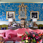 Обои ручная роспись Houghton Canton Blue варинант исполнения - 5 | Loft Concept в Липецке