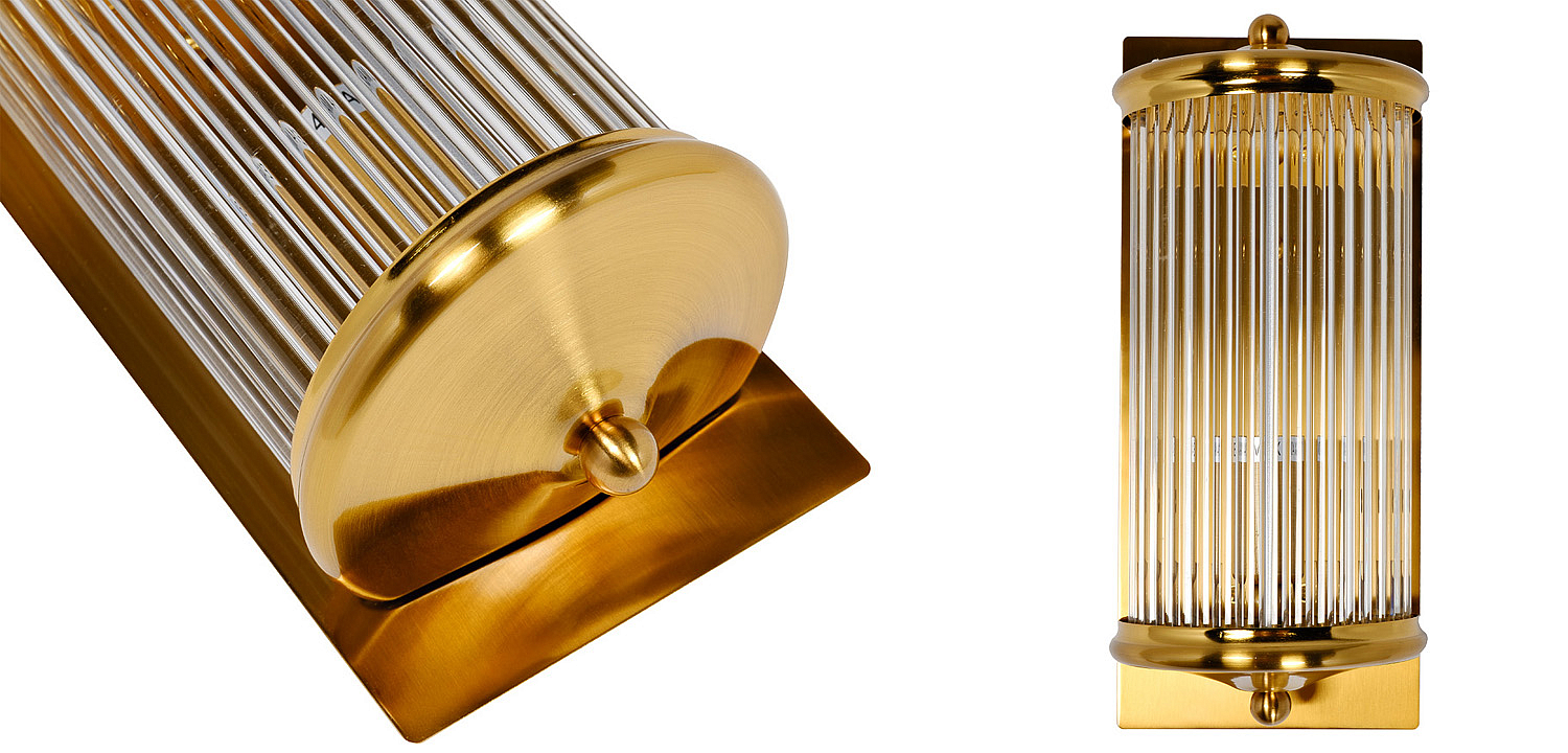 Бра Einar Glass TUBE Gold Бра Einar Glass TUBE Gold - Loft-Concept в Липецке