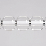 Люстра линейная с 6-ю прозрачными стеклянными плафонами округлой формы HANDLE GRAPE варинант исполнения - 4 | Loft Concept в Липецке