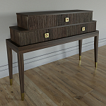 Премиальная Консоль с тремя ящиками Elsa Dreams Walnut варинант исполнения - 1 | Loft Concept в Липецке